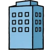 Real estate, finance, and shopping automation illustration